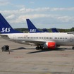 スカンジナビア航空の737