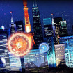 東京タワーの夜景にプロジェクションマッピング！