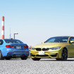 BMW M3（左）、BMW M4（右）