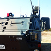 特殊武器防護隊に配備されるNBC偵察車（2015年1月11日、千葉県船橋市・習志野駐屯地陸上自衛隊「降下訓練始め」）