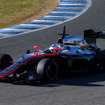 テスト初日に登場したフェルナンド・アロンソ（マクラーレン）