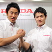 SUPER GTでは3年ぶりにチーム国光に移籍、伊沢拓也（左）とタッグを組む山本尚貴（右）