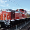 JR西日本は京都鉄道博物館の展示品として、JR貨物から機関車などの寄贈を受けた。写真はディーゼル機関車のDD51 756。