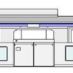 JR東日本は新小岩駅の総武快速線ホームに、ホームドアの設置を検討することを発表した。画像はホームドアの設置イメージ。