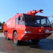 大阪国際空港で退役しミャンマーに譲渡される空港用化学消防車（12,500立級消防車）