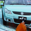 【スズキ SX4 発表】画面の中でクルマがスムーズに動く