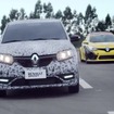 ルノー サンデロR.S.の開発テスト（動画キャプチャ）