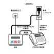 専用端末を電話差込口と電話機の間に設置して使用。着信した電話の危険度に応じてランプの点灯で告知する（画像は同社リリースより）。