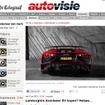 アヴェンタドールLP 750-4 スーパー・ヴェローチェの完売を伝えるオランダ『auto visie』