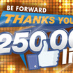 ビィ・フォアードのFacebookページ「いいね！」数が25万人を突破