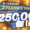 ビィ・フォアードのFacebookページ「いいね!」数が25万人を突破