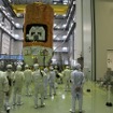 「こうのとり」5号機を報道陣に公開