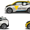 オリジナルデザインを施した電気自動車「BMW i3（レンジ・エクステンダー装備車）」