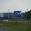 スウェーデンの道路標識　直感!!