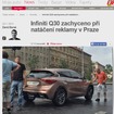 インフィニティ Q30のリアスタイルをスクープしたチェコ『Auto.CZ』