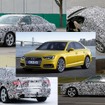 アウディ A4 開発テスト車両の変遷をスクープ写真で見る