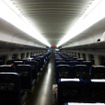 日曜日の夕方、東京行き「こだま658号」（700系）の自由席車両
