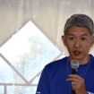 ヤマハ発動機株式会社 MC事業本部商品企画グループの主査・樋口 健氏。メディア向け試乗会にて。