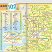 102校を載せたマップ
