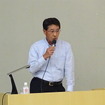 中央大学後楽園キャンパスで出張授業を行った、マツダの小飼雅道社長