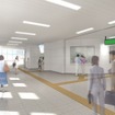 鹿島台駅の東西自由通路のイメージ。