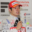 久々に2位表彰台を獲得した山本尚貴（2015SF第6戦）