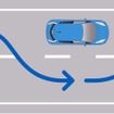 自動走行で可能になる機能「低速車両の自動追い越し」