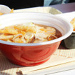 出店ブースで販売されていたラーメン