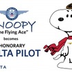 デルタ航空、スヌーピーを名誉パイロットに指名（1）