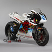 2015マン島TTレース TT Zero Challengeクラス優勝車、TEAM 無限の神電 四(SHINDEN YON）。