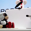 トヨタブースにちょこんと座る『KIROBO MINI』（東京モーターショー2015）