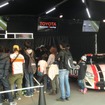 グランドスタンド裏ではTOYOTA GAZOO Racingのイベントも盛況。