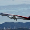 MRJ（三菱リージョナルジェット）初飛行のようす