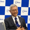 新エネルギー・産業技術総合開発機構（NEDO）の古川一夫理事長