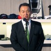 オープンに先立ち挨拶に立ったポルシェジャパンの七五三木(しめぎ)敏幸社長