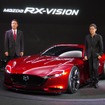 東京モーターショー2015、トップバッターとなったマツダは、スポーツカー『RX-VISION コンセプト』を発表