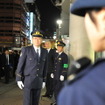 特別警戒で巡視する高橋清孝警視総監ら（新宿・歌舞伎町）