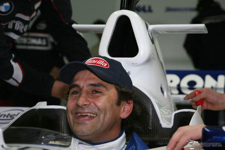 ザナルディがF1マシン操縦