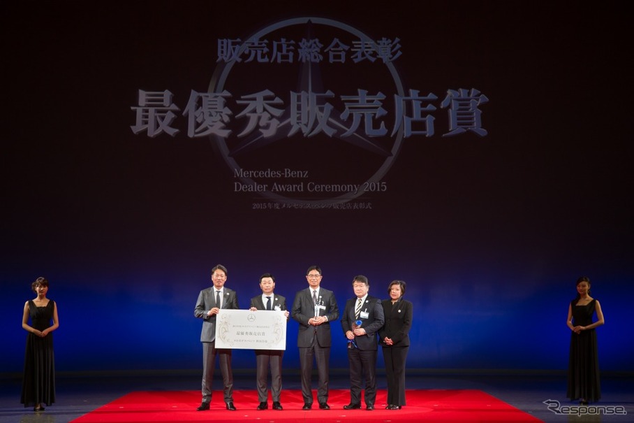 左から MBJ 上野社長、シュテルン世田谷 坂口拠点長、板東社長、橋本専務、MBJ フタニ副社長