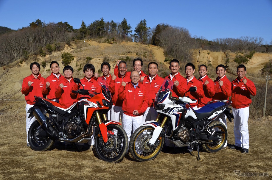 CRF1000L Africa Twin開発メンバー。