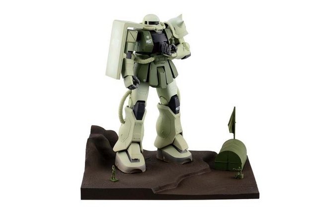 「一番くじ MS-06 ザクII」4月中旬発売！ジオラマフィギュアや日常生活で使える「ザク」アイテムが当たる