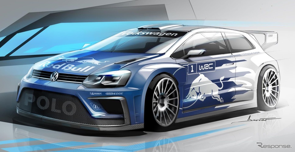 Wrc Vw ポロ R Wrc に17年型 アグレッシブに進化 レスポンス Response Jp