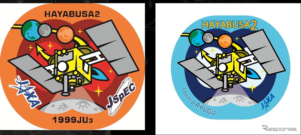 Jaxa はやぶさ2 のミッションロゴを青系統に変更 スイングバイ成功を機に レスポンス Response Jp