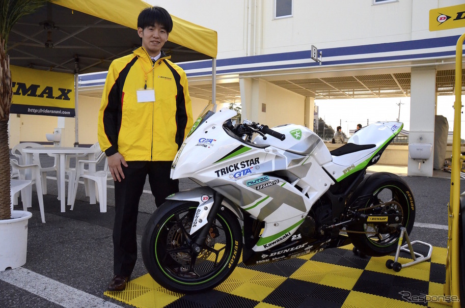 アジアロード選手権アジアプロダクション250ccクラスチャンピオンの山本剛大選手。