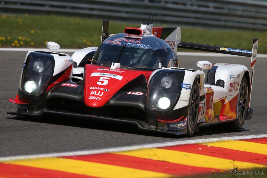 トヨタの今季型LMP1-Hクラス参戦マシン「TS050 HYBRID」。