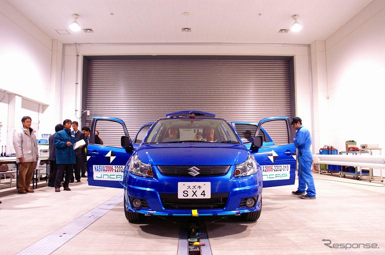 【JNCAP 06】新実験場での側面衝突公開は初
