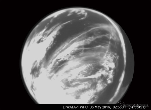 DIWATA-1搭載広視野モノクロ魚眼カメラ（WFC）による撮影画像