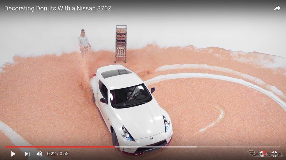 日産 フェアレディZ NISMO がドーナツデーを祝う映像