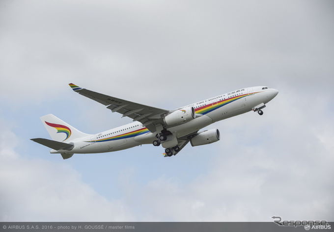 エアバス、チベット航空A330第1号機を引き渡し
