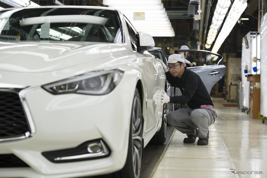 インフィニティ Q60 を生産する日産栃木工場